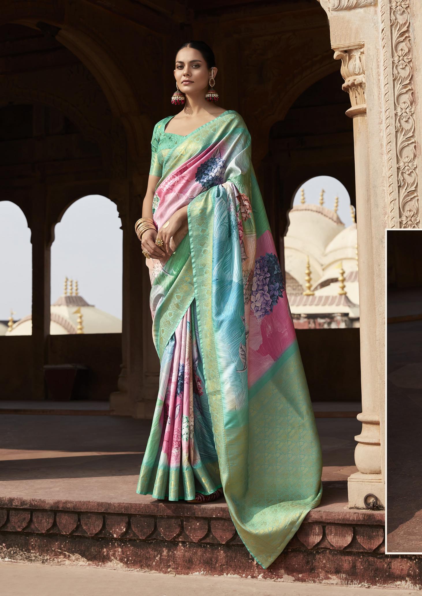 Rajpath Kavya Silk Handloom Silk Fancy different types of handloom sarees in india