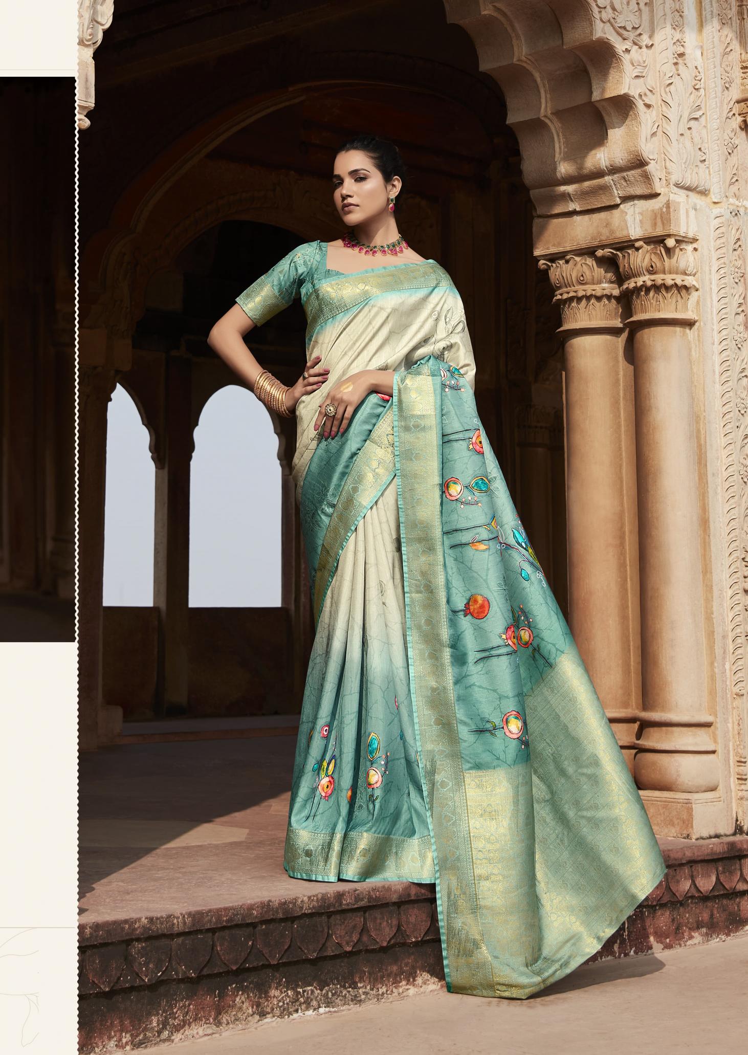 Rajpath Kavya Silk Handloom Silk Fancy different types of handloom sarees in india