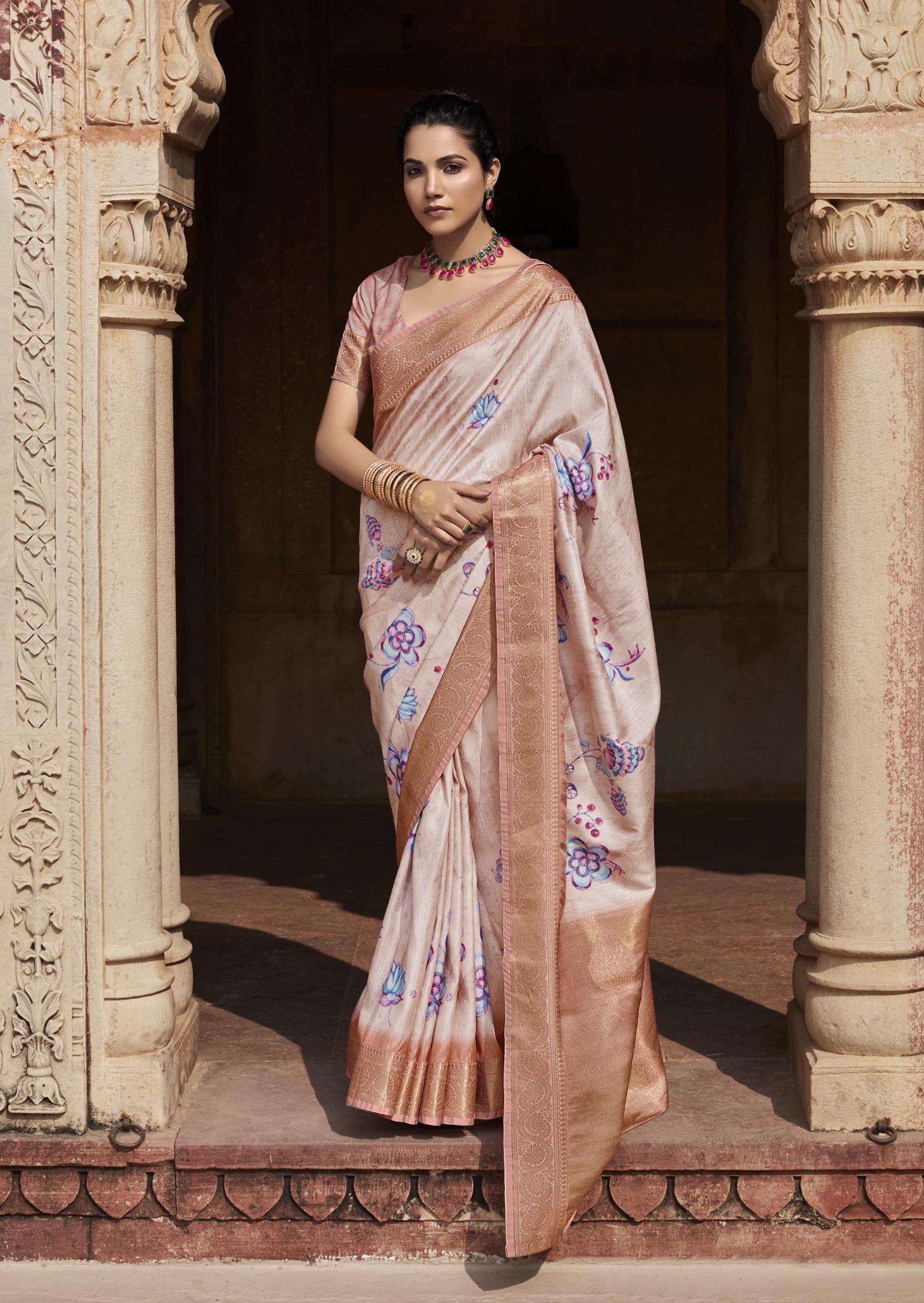 Rajpath Kavya Silk Handloom Silk Fancy different types of handloom sarees in india