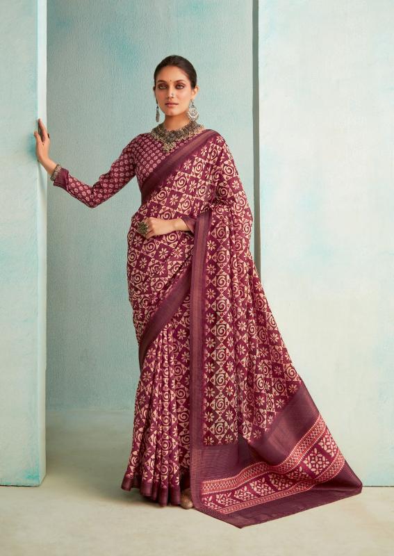 Rajpath Suchitra Silk Handloom Digital Printed Fancy Saree Wholesale Catalog