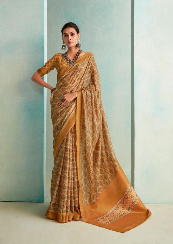 Rajpath Suchitra Silk Handloom Digital Printed Fancy Saree Wholesale Catalog