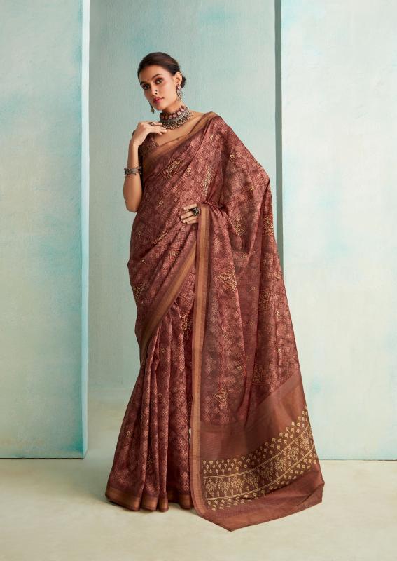 Rajpath Suchitra Silk Handloom Digital Printed Fancy Saree Wholesale Catalog