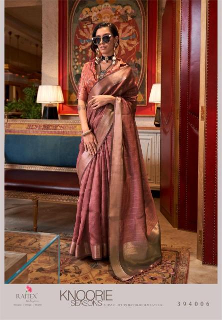 Rajtex Knoorie Seasons Handwoven Chiffon Sarees Wholesale Catalog