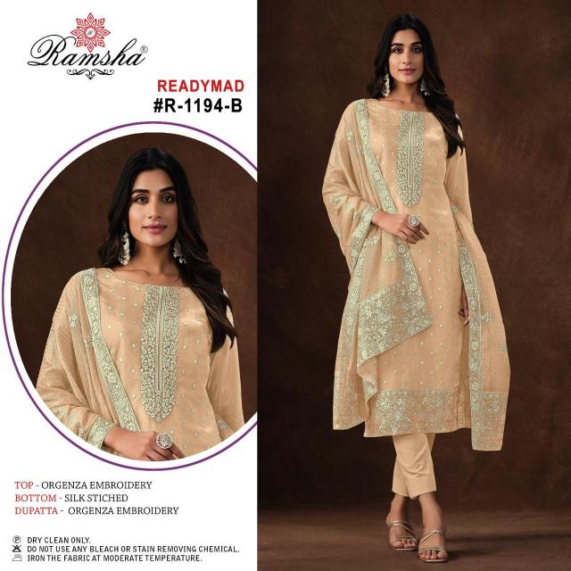 Ramsha R 1194 Nx Ready Made Pakistani Suits Wholesale Catalog