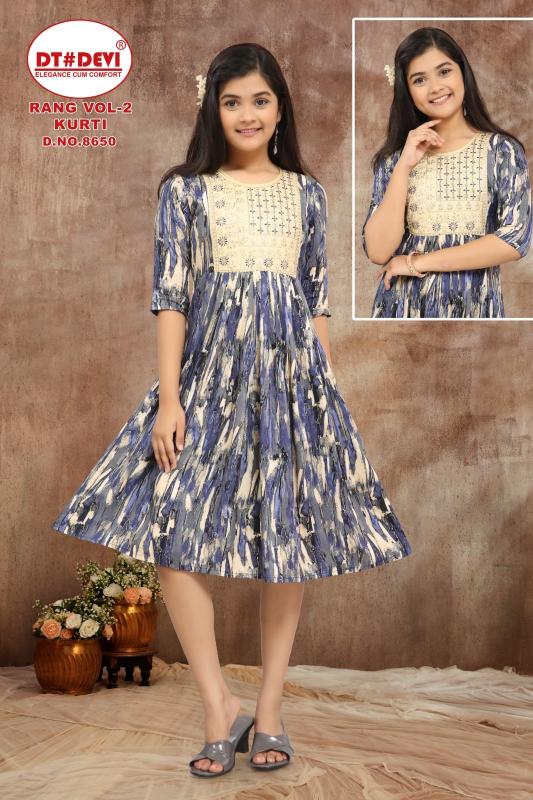 RANG VOL 2 D.NO - 8650 Amberla Kurti in India Below 500 Price