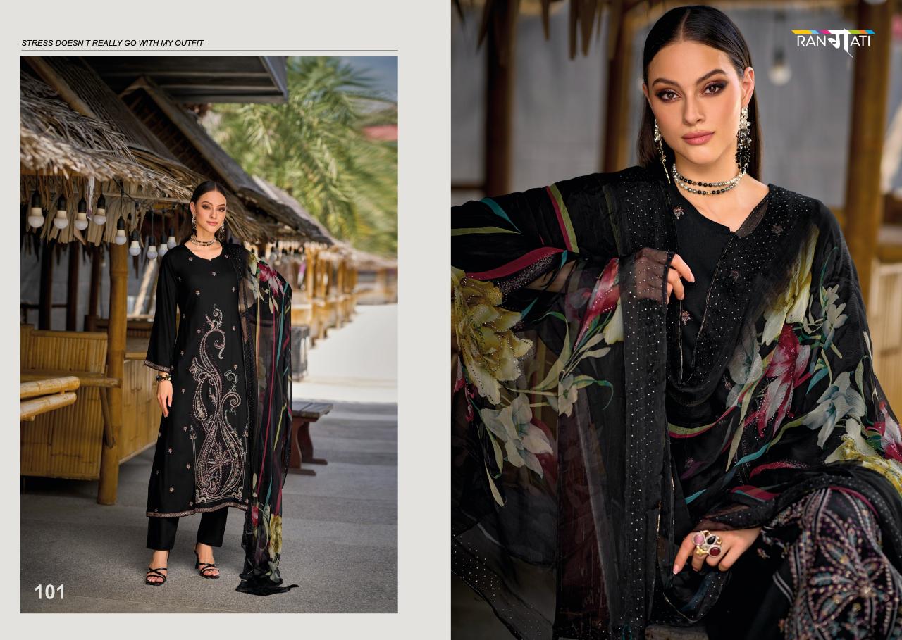 RANGATI Jashen-E-Rang Vol 7 Embodry Salwar Kameez Wholesale Catalog