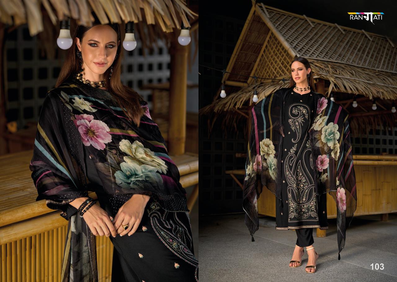RANGATI Jashen-E-Rang Vol 7 Embodry Salwar Kameez Wholesale Catalog