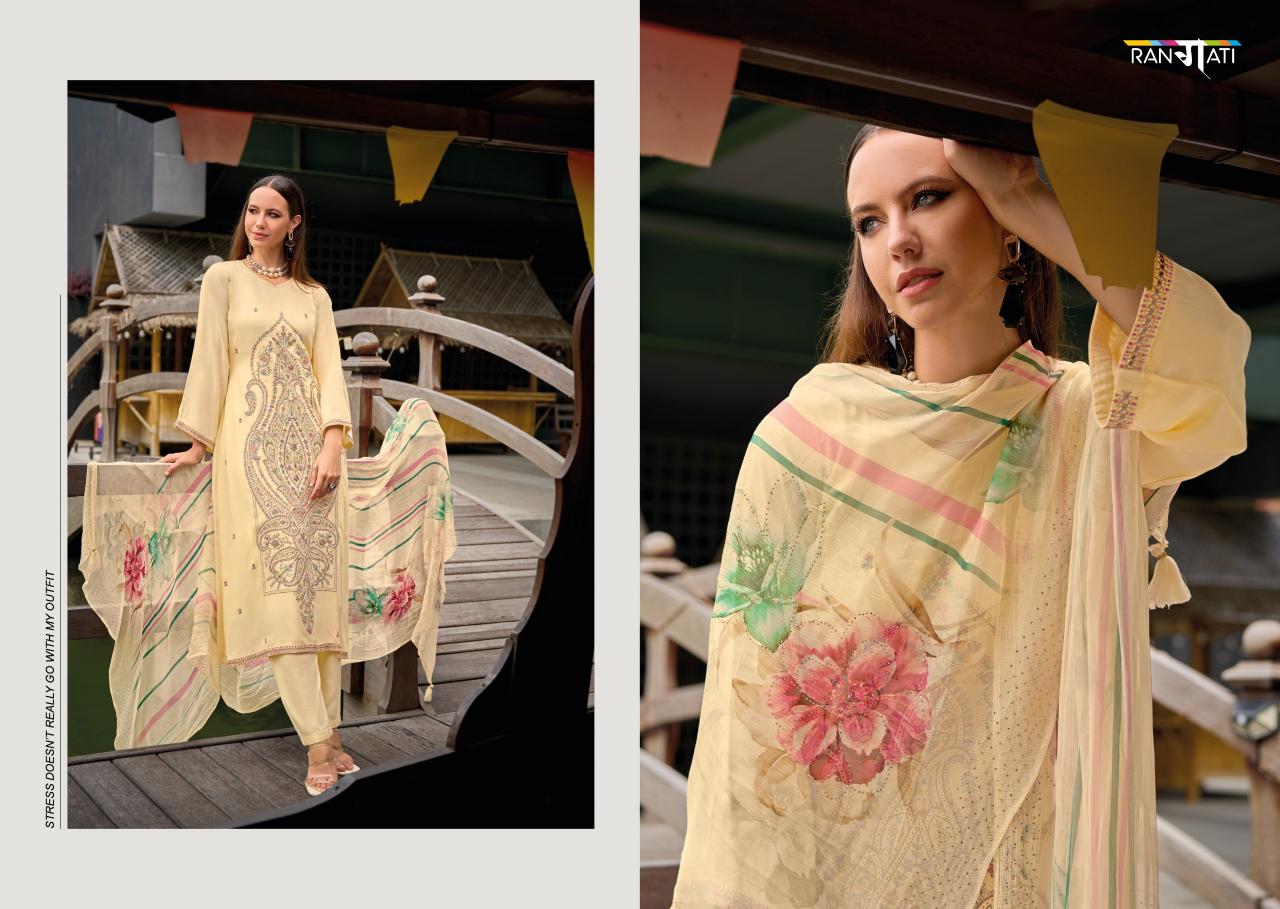 RANGATI Jashen-E-Rang Vol 7 Embodry Salwar Kameez Wholesale Catalog