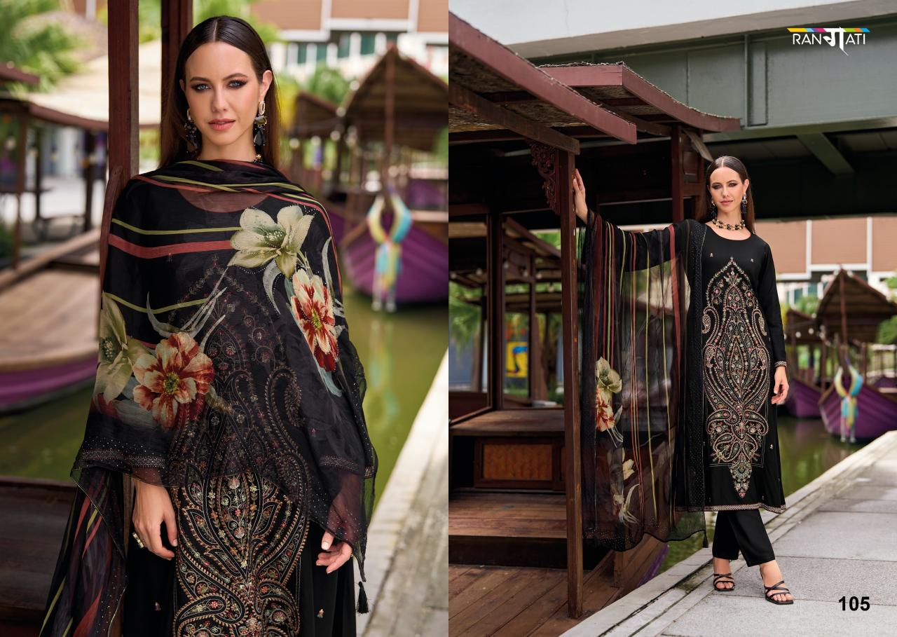 RANGATI Jashen-E-Rang Vol 7 Embodry Salwar Kameez Wholesale Catalog