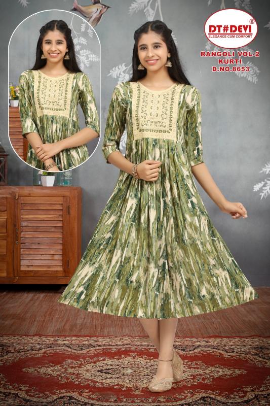 RANGOLI VOL 2 D.NO - 8653 Amberla Kurti in India Price