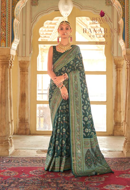 Rewaa Banarasi Vol 1 Silk Designer Patola Saree Buy Online Wholesale Price Surat