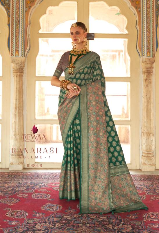 Rewaa Banarasi Vol 1 Silk Designer Patola Saree Buy Online Wholesale Price Surat