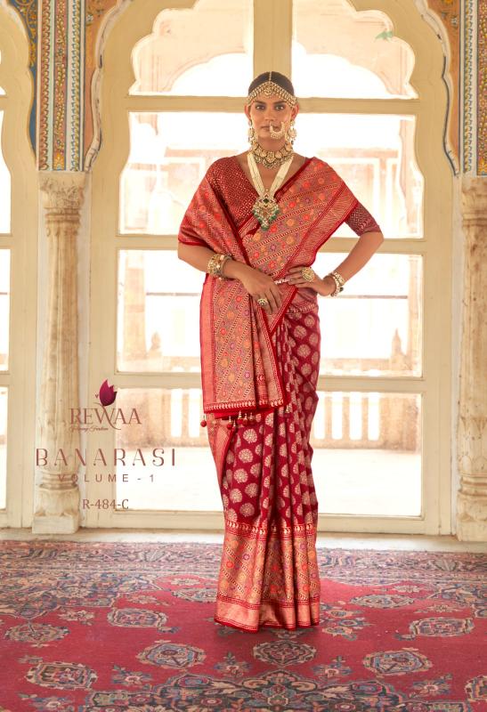 Rewaa Banarasi Vol 1 Silk Designer Patola Saree Buy Online Wholesale Price Surat