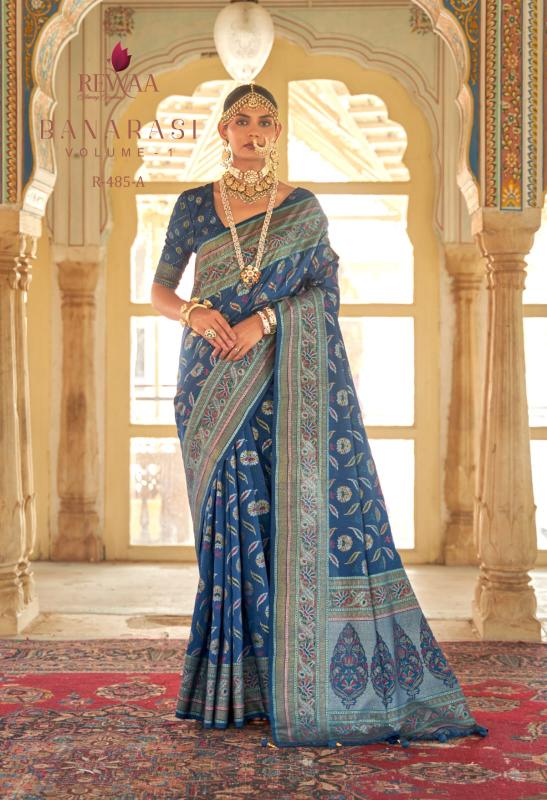 Rewaa Banarasi Vol 1 Silk Designer Patola Saree Buy Online Wholesale Price Surat