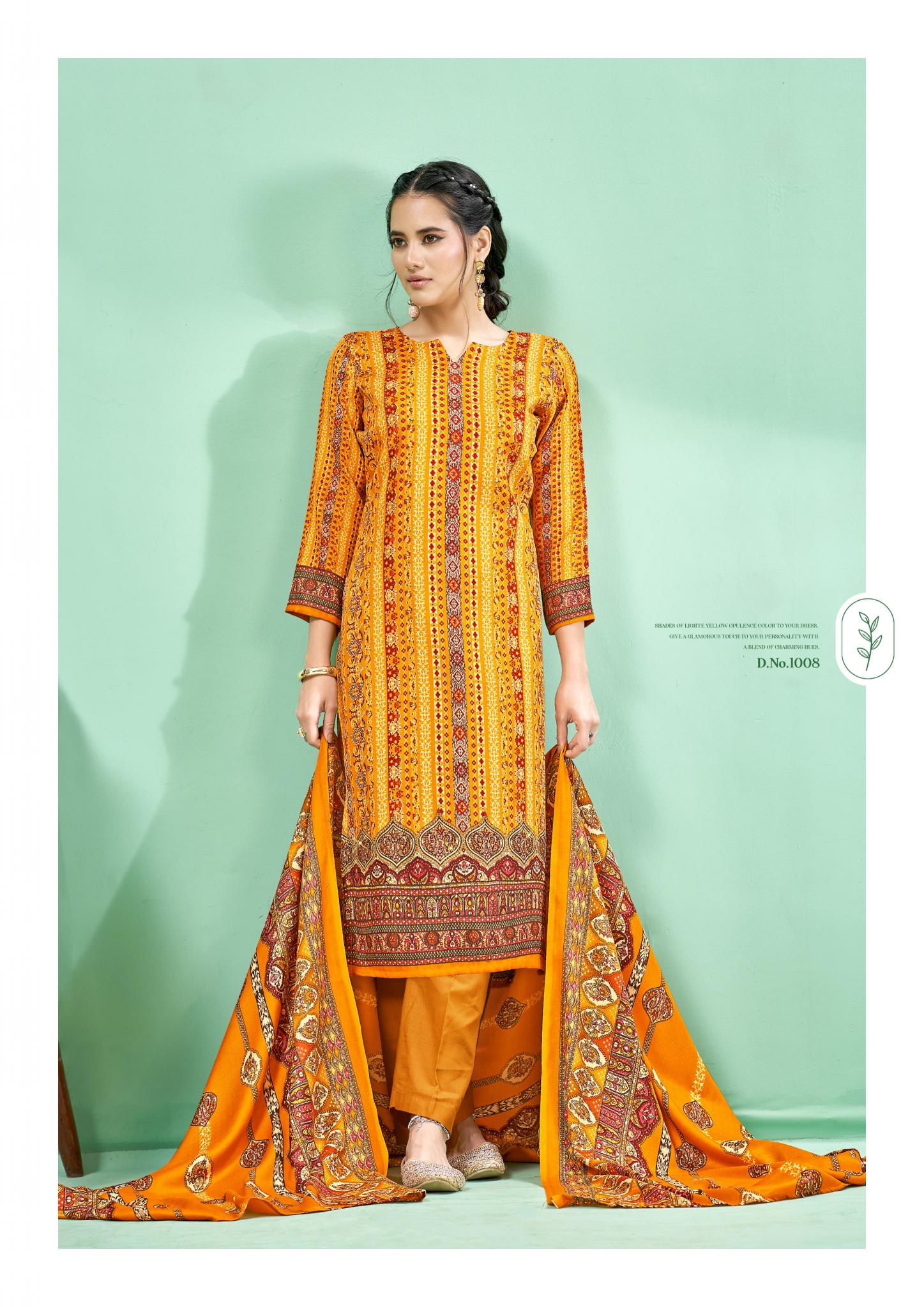 Roli Moli Andaaz Pashmina Printed Dress Material Wholesale Catalog