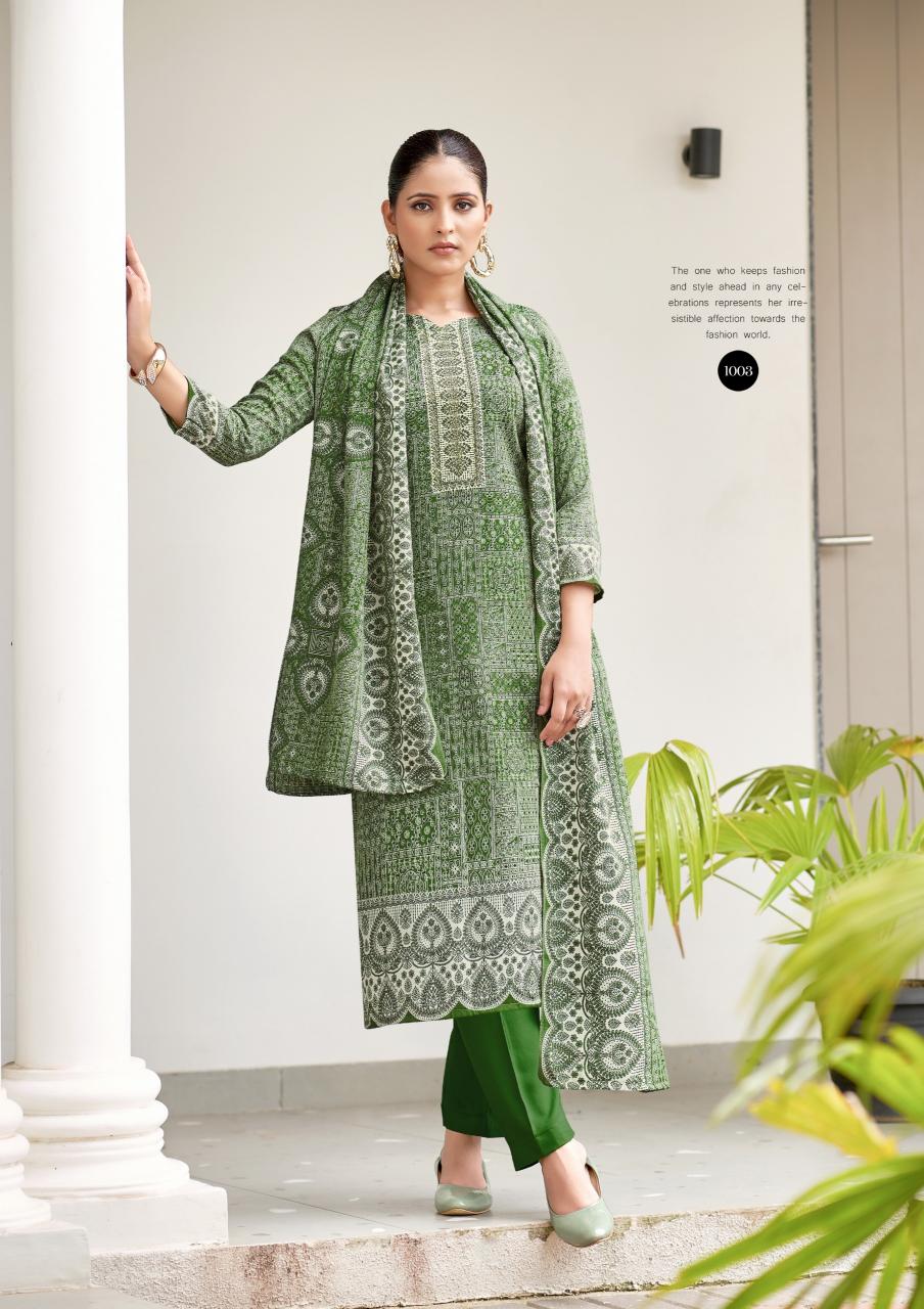 Roli Moli Rangat Pashmina Printed Dress Material wholesale in rajkot