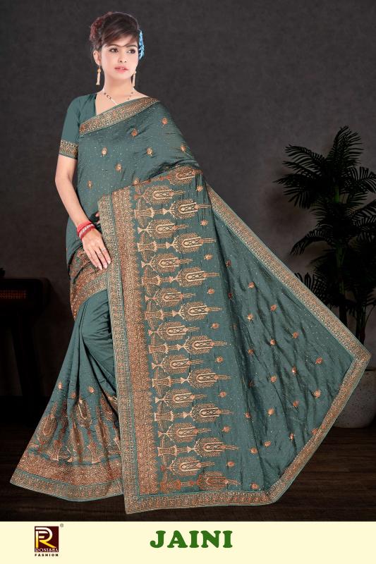 Ronisha Jaini Pure Silk Saree Wholesale Surat