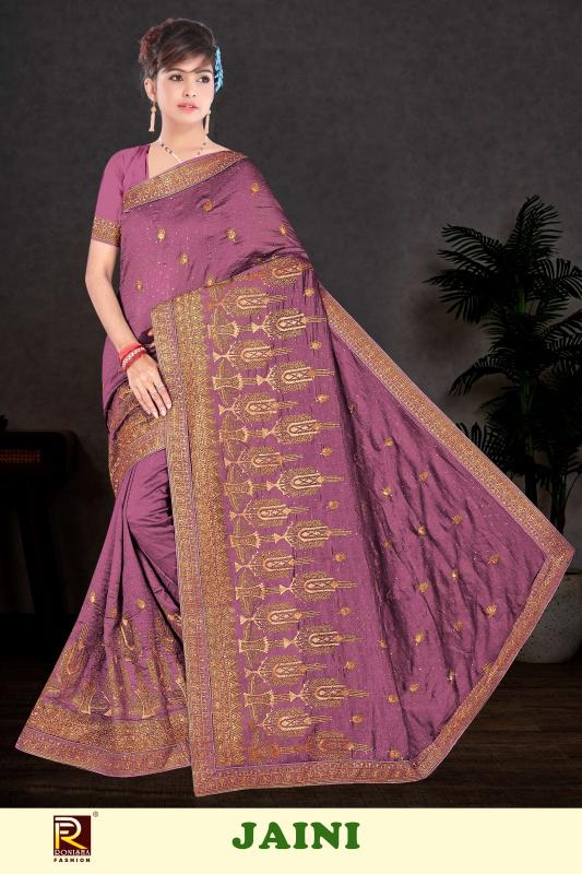 Ronisha Jaini Pure Silk Saree Wholesale Surat