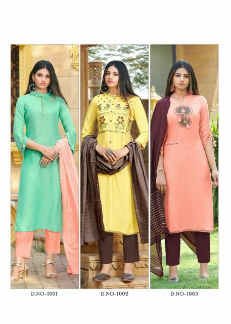 Sabella D no - 1001 to 1006 Buy Casual Kurtis Online in India