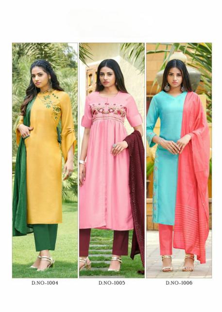Sabella D no - 1001 to 1006 Buy Casual Kurtis Online in India