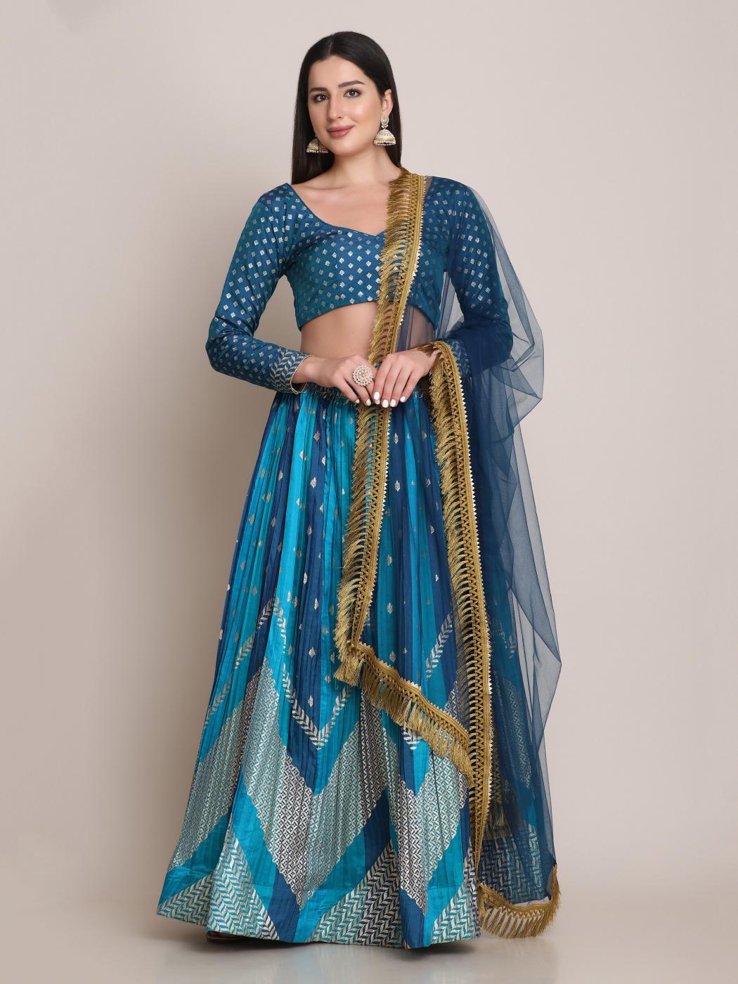 Sabella Jf 1523 Silk Blend Designer Lehenga Choli wholesale in kolkata