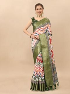 Sabella murthy NX-zigzag Green Soft kanjivaram Silk Saree Wholesale Shops Online