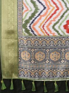 Sabella murthy NX-zigzag Green Soft kanjivaram Silk Saree Wholesale Shops Online