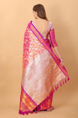 Sabella murthy Pink soft Kanjivaram Silk Wholesale Sarees surat