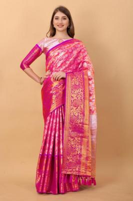 Sabella murthy Pink soft Kanjivaram Silk Wholesale Sarees surat