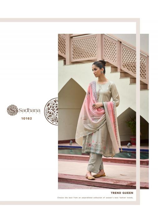 SADHANA FASHION Meher Musline Silk Digital print Salwar Kameez Wholesale Catalog
