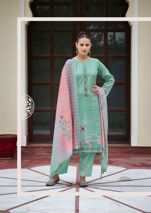 SADHANA FASHION Meher Musline Silk Digital print Salwar Kameez Wholesale Catalog