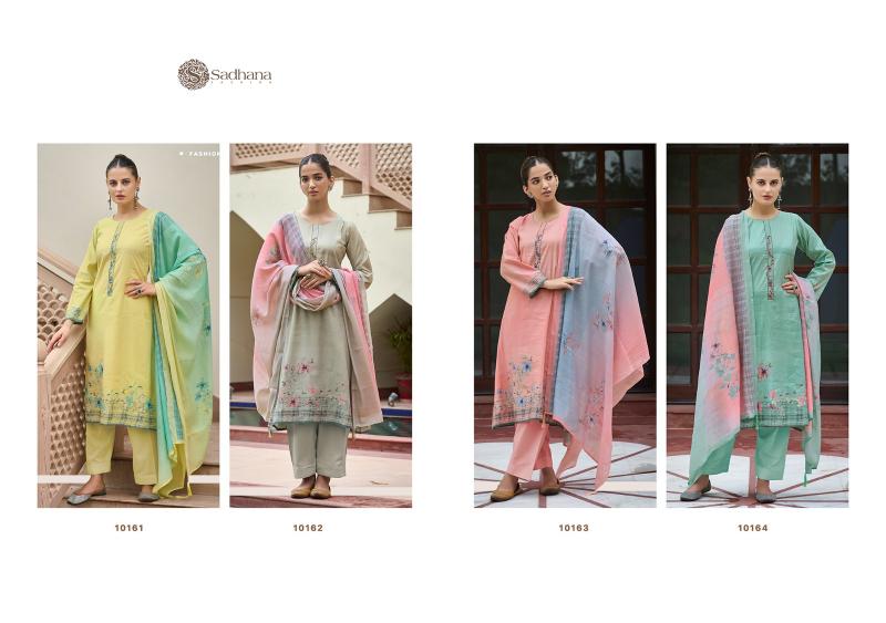 SADHANA FASHION Meher Musline Silk Digital print Salwar Kameez Wholesale Catalog