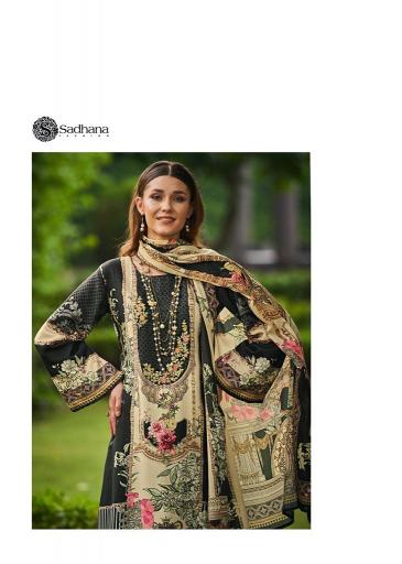 SADHANA FASHION Mehtaab Vol 5 Pashmina Digital Printed Salwar Kameez Wholesale Catalog