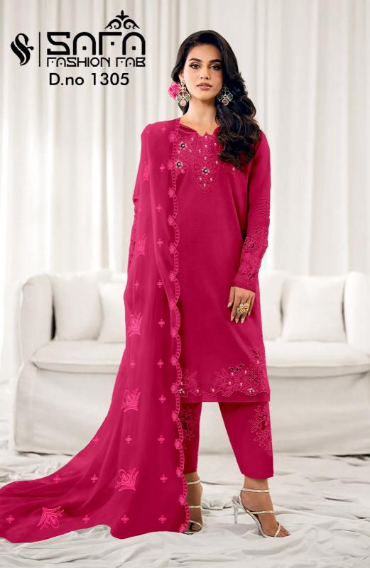 Safa Fashion Fab 1305 Ready Made Pakistani Suit Wholesale Catalog