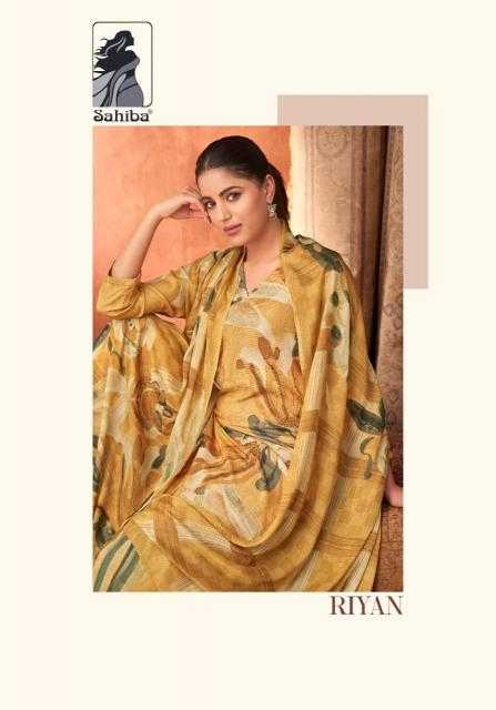 Sahiba Riyan Digtal Print and Hand Work Salwar Kameez Wholesale Catalog