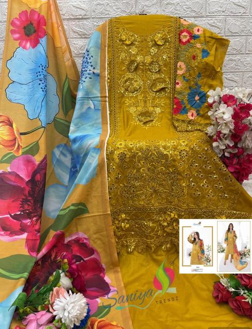 Saniya Karma Collection Vol 1 D - 1001 Embodry Salwar Kameez Wholesale Catalog 