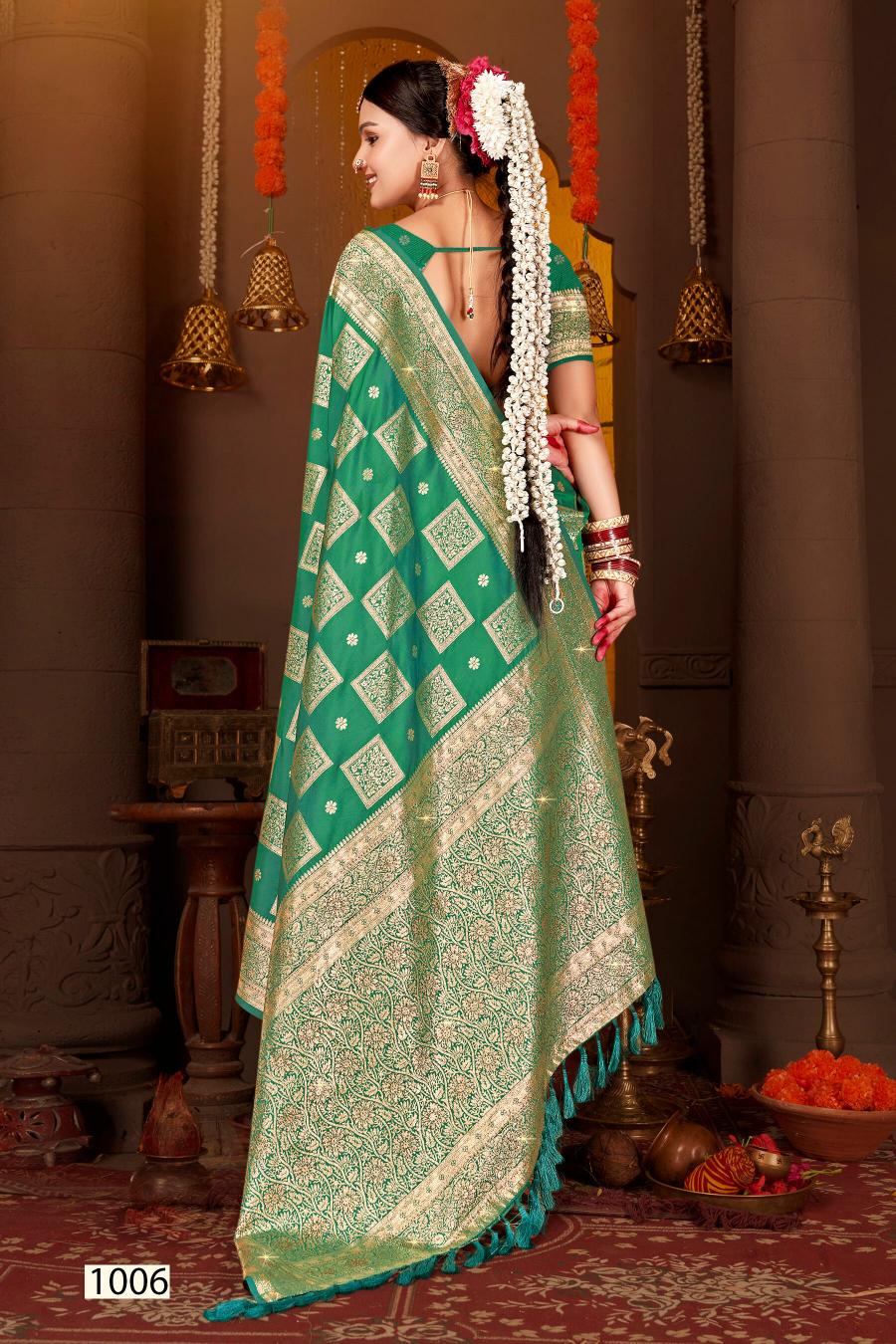 Saroj Dulhan silk swarovski vol.2 Soft silk saree in surat with price wholesale