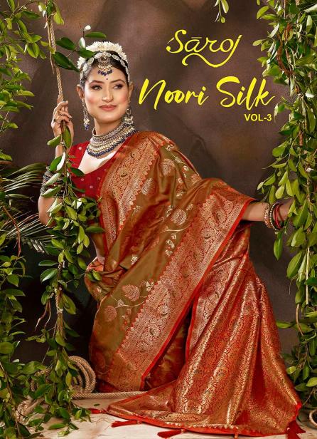 Saroj Noorie silk vol.3 silk saree in surat with price wholesale 
