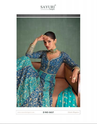 Sayuri Rang Georgette Designer Gown Brands for Kurti in India
