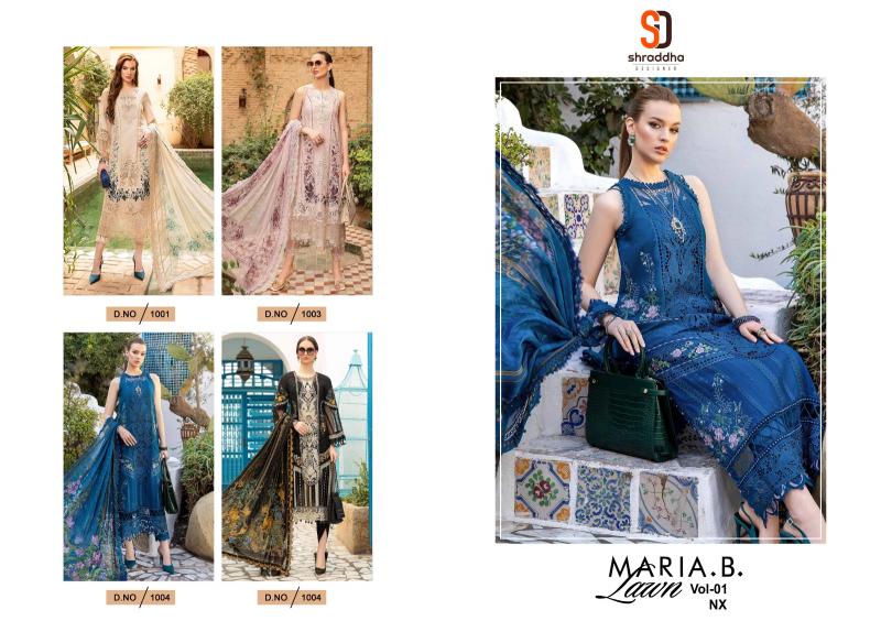 Shraddha Maria B Lawn Vol 1 Nx Pakistani Suits Wholesale catalog