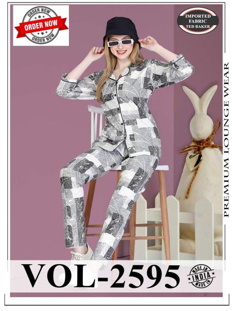 SUMMER SPECIAL COLLOR VOL.KN-2595 Night Suits Wholesale catalog