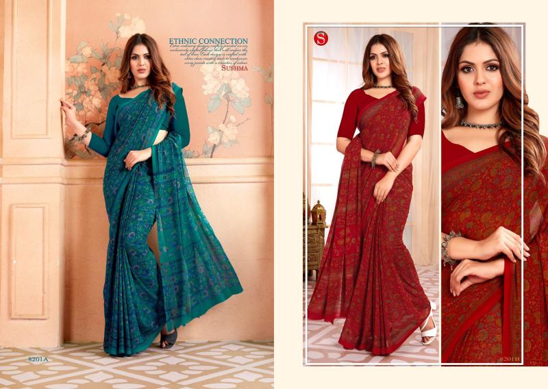 Sushma Traditionals Printed Sarees online india