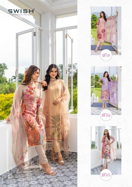 Swish Rich Tissue Best Knee Length Frock Kurtis Online India
