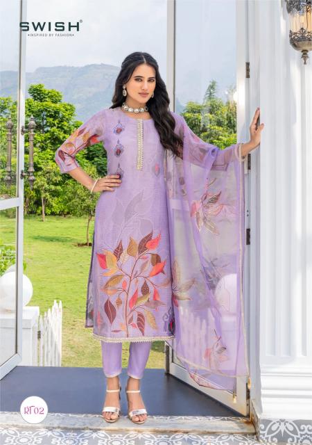 Swish Rich Tissue Best Knee Length Frock Kurtis Online India
