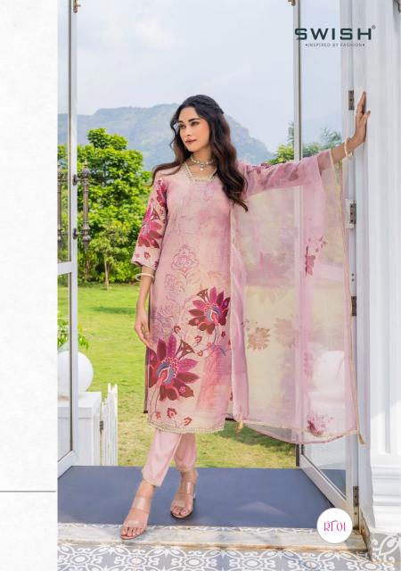 Swish Rich Tissue Best Knee Length Frock Kurtis Online India