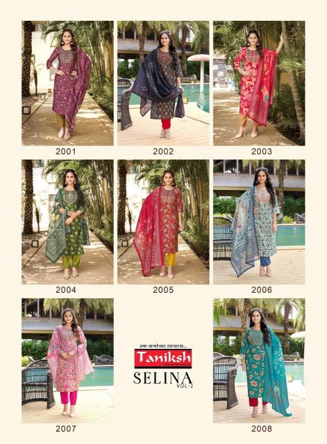 Taniksh Selina Vol 2 Heavy Embroidered Kurtis Online India