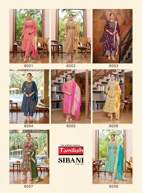 Taniksh Sibani Vol 6 Navy Blue Kurti Online India