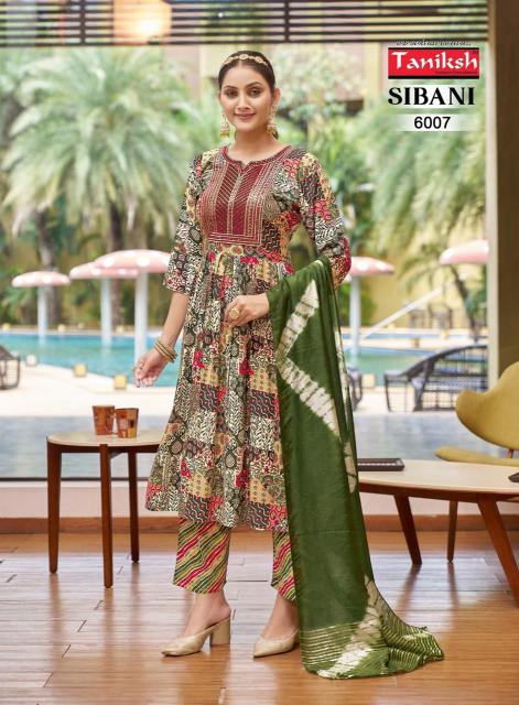 Taniksh Sibani Vol 6 Navy Blue Kurti Online India