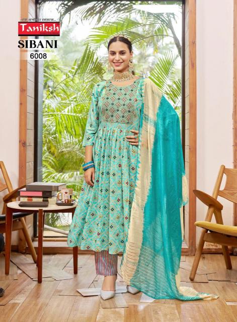 Taniksh Sibani Vol 6 Navy Blue Kurti Online India