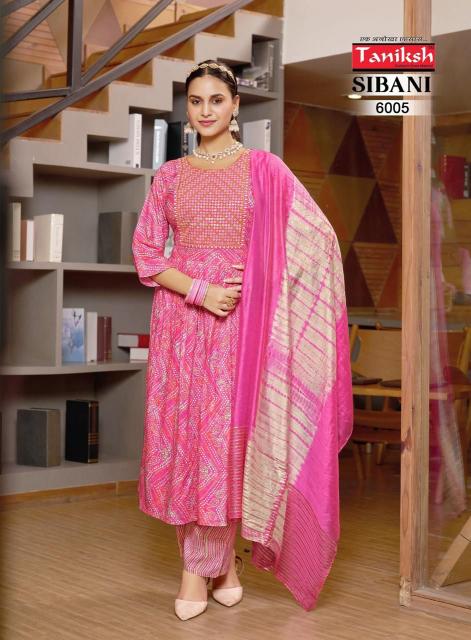 Taniksh Sibani Vol 6 Navy Blue Kurti Online India